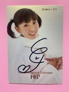 野村絵里　Hip visual photocard collection 直筆サインカード　ホリプロアイドル　collecara 