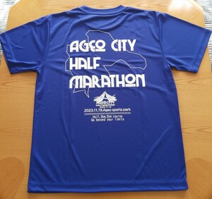 新品　AGEO CITY HARF MARATHON 2023.11.19　半袖Tシャツ（Ｍ）