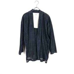 VISVIM(ビズビム) SANJURO KIMONO IT VEG GOAT 18SS (navy)