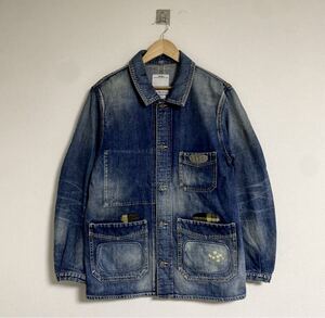 サイズ4 visvim RAFFIA COVERALL DAMAGED