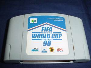 □　Ｎ64　ＦＩＦＡ　Ｒoad to WORLD CUP98ワールドカップへの道