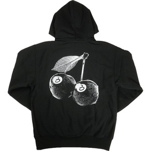 STUSSY ステューシー 24SS CHERRIES HOODIE BLACK スウェットパーカー 黒 Size 【M】 【新古品・未使用品】 20801699