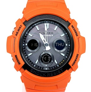 G-SHOCK ジーショック 【ITZ2SGTOX0B4】 AWG-M100MR-4A Recque Orange レスキューオレンジ 電波ソーラー LED アナデジ 2014年10月発売