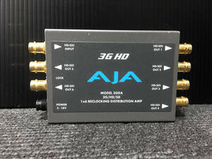 1円スタート ★ AJA Video Systems・3GDA・SDI 1入力６出力：分配器「3G/HD/1080p 対応」★ 中古・動作確認済みOK! ラスト売り切れ！４