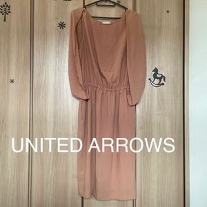 【送料込】1000円スタート☆38ユナイテッドアローズUNITED ARROWSセレモニーウエストゴムワンピースゴスロリロリータ G