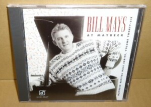 即決 Bill Mays Live At Maybeck Recital Hall Vol.26 中古CD ビル・メイズ ライブ音源 アメリカ ジャズピアノ US JAZZ PIANO Concord Jazz