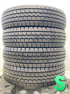 中古タイヤ スタッドレスタイヤ 4本セット 145/80R12 80/78LT ダンロップ ウィンターマックス SV01