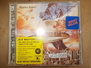 gCD0089　CD　【A-A-A-有】　WEATHER REPORT/HEAVY WEATHER