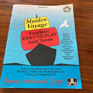 楽譜 Maiden Voyage Fourteen EASY-TO-PLAY Jazz Tunes PLAY-A-LONG BOOK AND CD SET WITH MELODIES, CHORDS AND TRANSPOSED PARTS