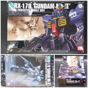 バンダイ【機動戦士Zガンダム】HGUC 030▼1/144 ガンダムMk-II（ティターンズ）Mk-Ⅱ RX-178 HG【組立途中・ジャンク】