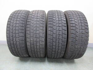 中古スタッドレスタイヤ4本セット ダンロップ ウインターマックス02 195/65R15 91Q 2022年製