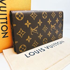 A352【激レア品 外観未使用級】LOUIS VUITTON ルイヴィトン モノグラム ポルトパピエモネ 二つ折り長財布ウォレット シリアル刻印:861