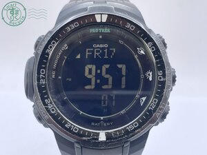 BA0603407　△1円! CASIO カシオ PROTREK プロトレック 腕時計 PRW-3000YT ソーラー マルチバンド6 腕時計 デジタル 中古