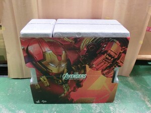 T【4ふ-77】【170サイズ】マーベル ホットトイズ ムービーマスターピース アベンジャーズ DX フィギュア/※傷・汚れ有