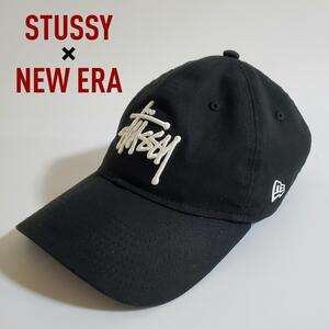 STUSSY ステューシー NEW ERA ニューエラ 9TWENTY CAP キャップ BLACK ブラック メンズ ヘッドウェア 野球帽 ベースボールキャップ