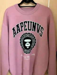 珍品 BAPE ピンク ニット A BATHING APE