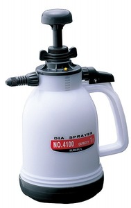 フルプラ　プレッシャー式噴霧器1L　No.4100 ハンディタイプ ショートノズル