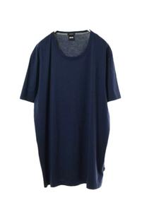 美品 HUGO BOSS レギュラーフィット クルーネックTシャツ XXL ネイビー ヒューゴボス KL4CUSUQ24