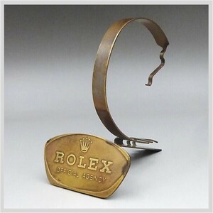 ロレックス 腕時計スタンド 1955年前後～ 販売店専用 ヴィンテージ ★ ROLEX ケース箱冊子タグ ディスプレイ プレート ノベルティ 1450-01