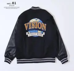 VISION STREET WEAR スタジャン　ＬＬ