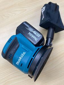 makita マキタ 充電式ランダムオービットサンダ BO180D 18V バッテリー BL1830B 付き 電動工具 