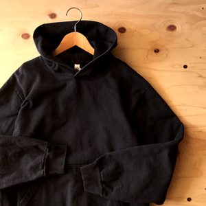 LOS ANGELES APPAREL 14oz Heavy Fleece Pullover Hoodie 黒 メンズ M ロサンゼルスアパレル パーカー スウェット 14オンスヘビーフリース