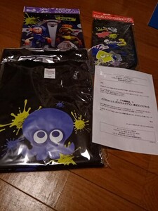 即決!　送料込　当選品　スプラトゥーン3サントリー　親子Tシャツ(新品未開封）＆非売品　スプラトゥーン3　トートバッグ＆クリアファイル