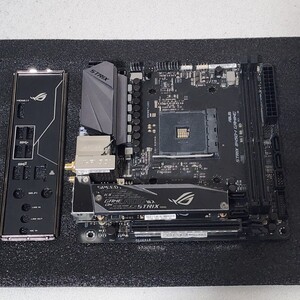 ASUS ROG STRIX B450-I GAMING IOパネル付属 Socket AM4 Mini-ITXマザーボード RYZEN5000シリーズ対応 最新Bios 動作確認済 PCパーツ