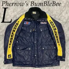 Pherrow’s BumBleBee 中綿バイクジャケット Lサイズ ネイビー