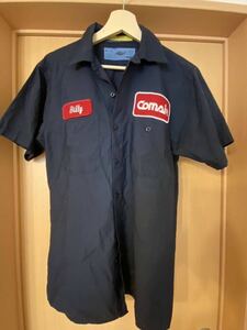 US古着 cintas ワークシャツ Work Shirt 半袖サイズMディッキーズ