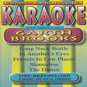 輸 カラオケ / THE SONGS OF GARTH BROOKS◆規格番号■BCCD-810◆送料無料■即決●交渉有