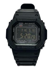 CASIO◆ソーラー腕時計/デジタル/ラバー/BLK/BLK/GW-M5610U