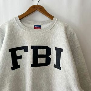 00s champion FBI リバースウィーブ クルー スウェット XL 霜降り グレー ビンテージ 00年代 チャンピオン オリジナル ヴィンテージ