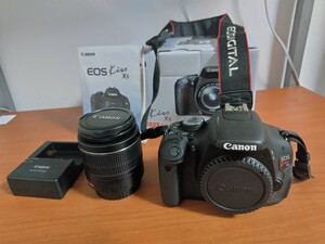 Canon キヤノン EOS Kiss X5 デジタル一眼レフカメラ 18-55mm標準レンズ付きオートフォーカス機能故障