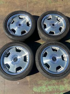 中古品　WORK DH ？　17インチ 7J +27 6H PCD139.7 4本セット225/50R17 送料着払い