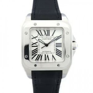 カルティエ Cartier サントス 100 MM W20106X8 シルバー文字盤 新品 腕時計 レディース