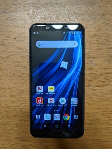 IY1017 docomo SIMフリー AQUOS sens2 SH-01L SHARP 4Gスマホ 簡易確認＆簡易清掃＆初期化OK 判定○ WebにてSIMロック解除受付手続済