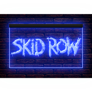 J994 // LED ネオンライトサイン Skid Row スキッド・ロウ■サイズ(約)：W550mm x H300mm 大きいサイズ