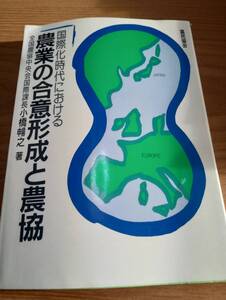 230920-9　農業の合意形成と農協　小橋暢之著　1989年10月11日第1刷発行　発行所財団法人富民協会