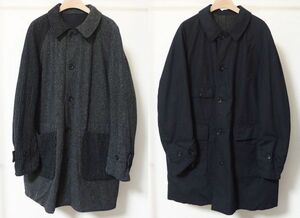 Engineered Garments エンジニアードガーメンツ Reversible Coat Nyco Ripstop Block HB リバーシブル コート M