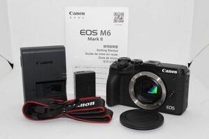 ■新品同様品■キヤノン Canon EOS M6 Mark II ボディ ミラーレス一眼カメラ EOSM6BK-BODY #Z3497
