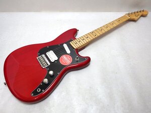 美品 Fender Player Duo-Sonic HS Crimson Red Transparent 2022年製 フェンダー エレキギター MEXICO