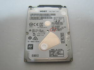 HGST HDD 500GB 2.5インチ No3