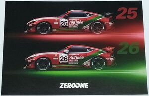 カード　スーパー耐久 2024 ST-Z　TEAM ZEROONE　raffine日産メカニックチャレンジZ NISMO GT4　フェアレディZ RZ34　松田次生　荒聖治