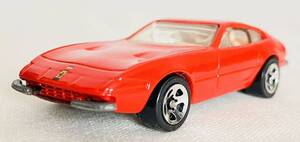 1/64 Mattel Hot wheels Ferrari 365GTB/4 フェラーリ365GTB/4 レッド　ミニカー　ほぼ未使用