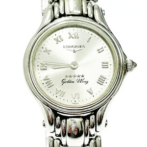 【1円スタート】LONGINES ロンジン L3.105.4 ゴールデンウィング SS シルバー文字盤 クオーツ レディース腕時計 ジャンク 361808