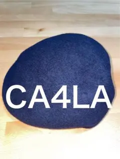 【美品】CA4LA ベレー帽 ネイビー