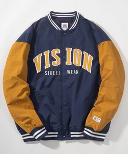 「VISION STREET WEAR」 スタジャン M ブルー系その他 メンズ