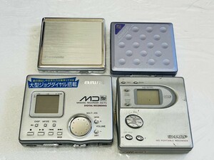 MDウォークマン Panasonic＆KENWOOD＆SHARP&AIWAなど　本体　4台セット