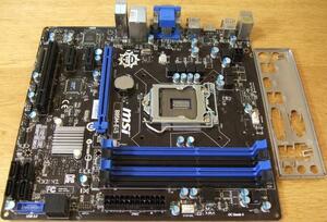 MSI INTEL B85 LGA1150 MicroATXマザー B85M-E45 ② 即決! 46_074